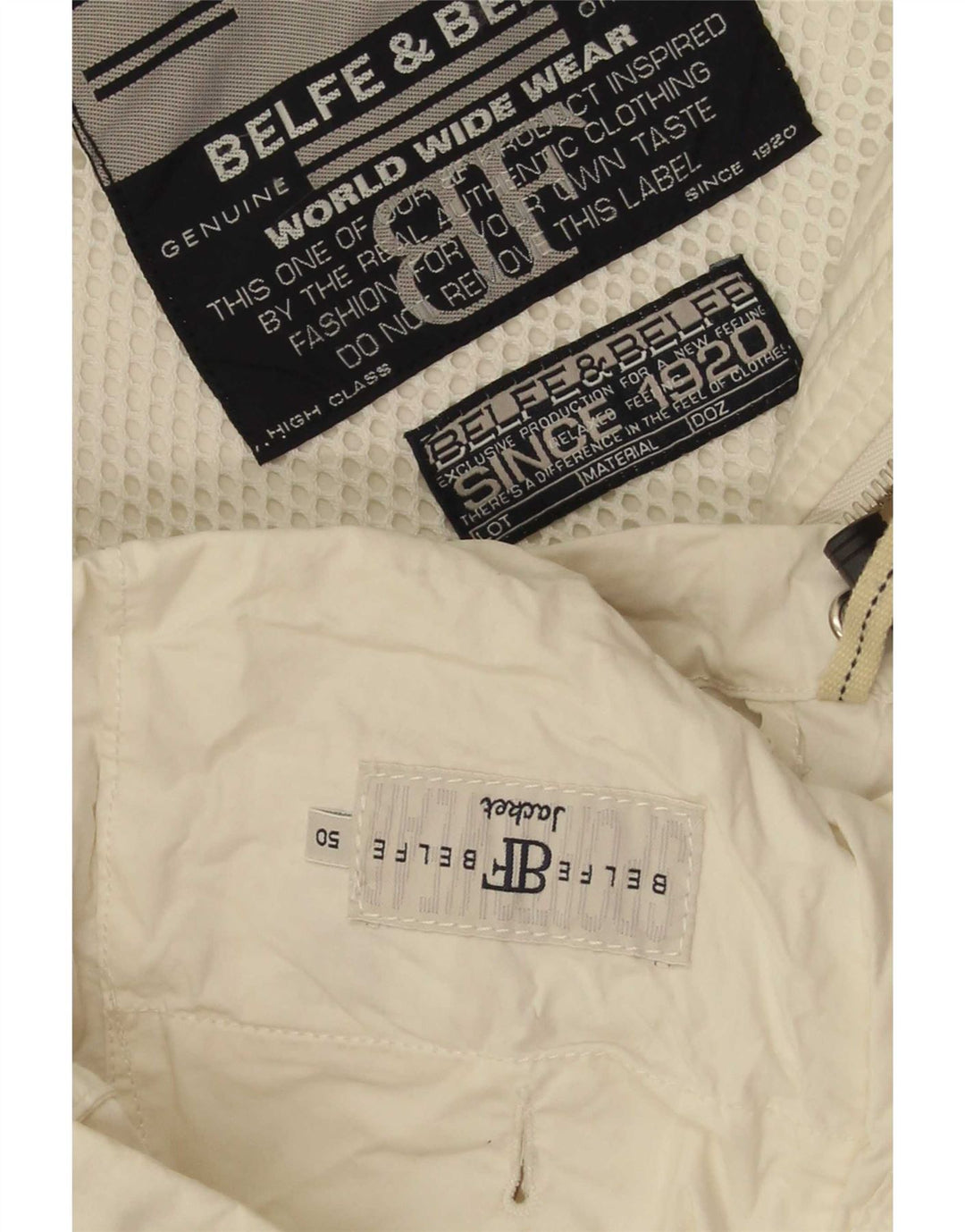 Belfe & Herre regnjakke IT 50 Large White