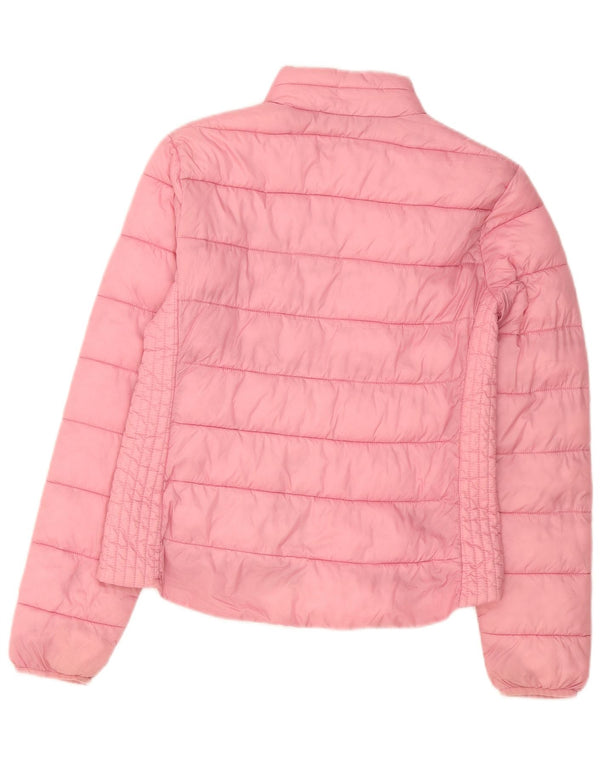 Jack Wills Polstret jakke til kvinder UK 10 Lille Pink Polyamid
