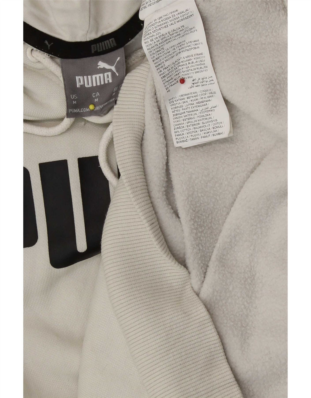 Puma Herre grafisk hættetrøje Jumper Medium Beige Bomuld