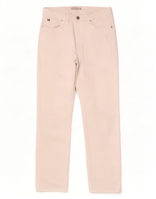 Tommy Hilfiger Lige Jeans til kvinder W30 L28 Hvid Bomuld