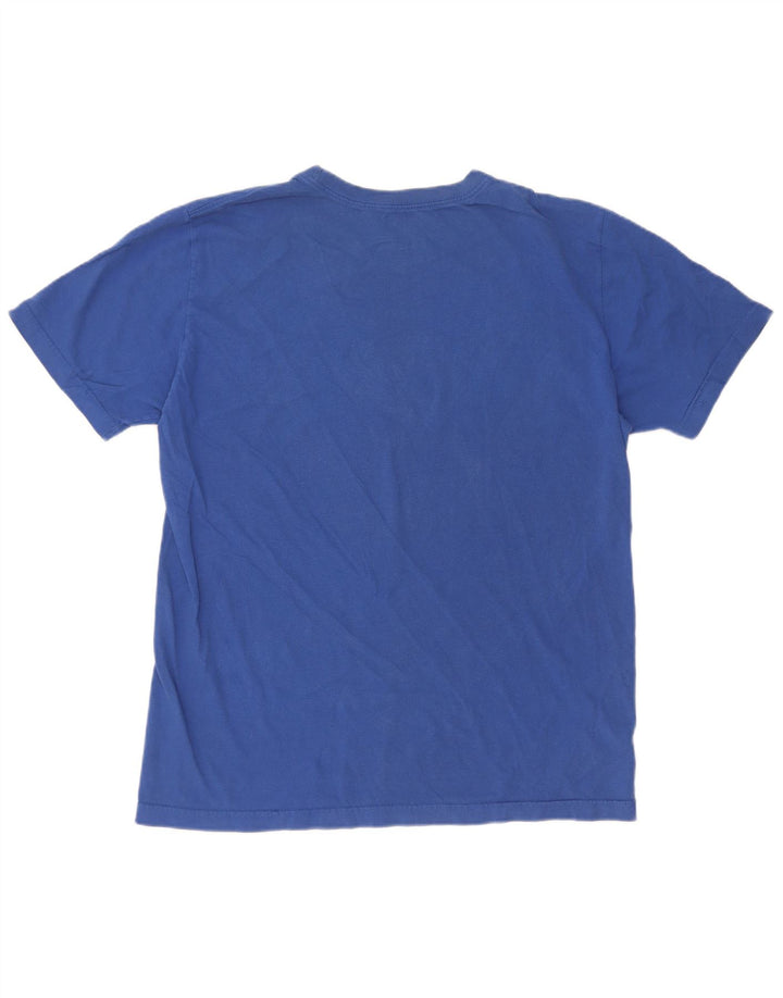 Nike Herre Regular Fit Grafisk T-shirt Top Medium Blue Bomuld