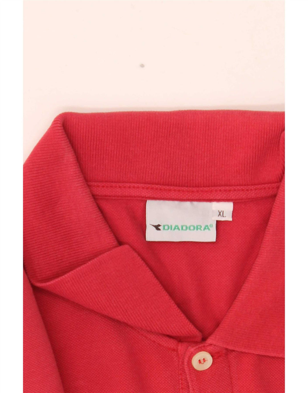 Diadora herre poloshirt XL Rød