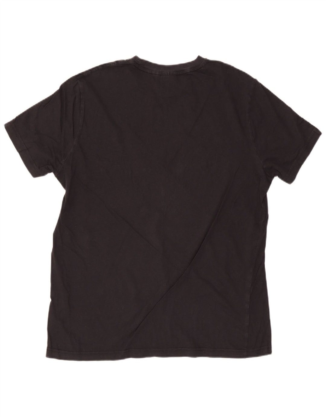 CHAMPION Herre Grafisk T-Shirt Top Stor Sort Bomuld