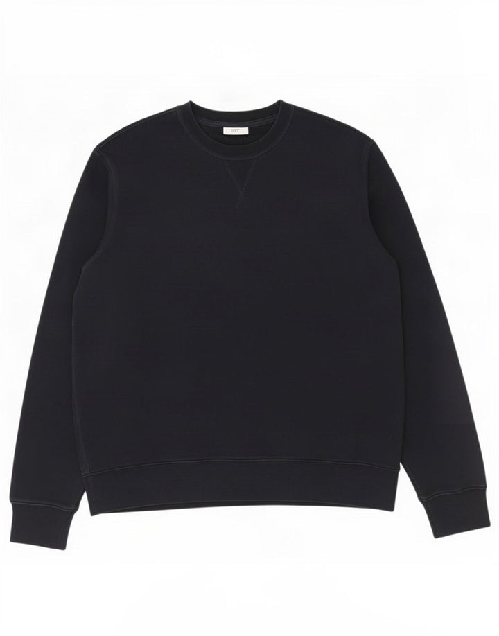 Marks & Spencer Herre Sweatshirt Jumper XL Marineblå Bomuld