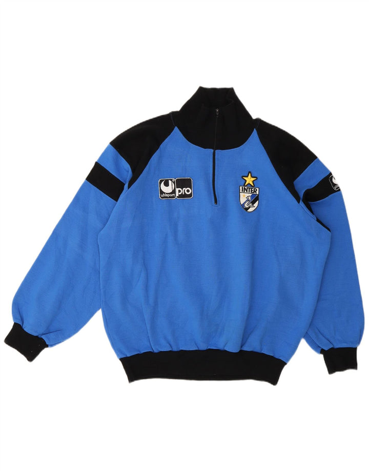 Uhlsport Herre Inter Milan 1990-1991 Sweatshirt Jumper Medium Blue