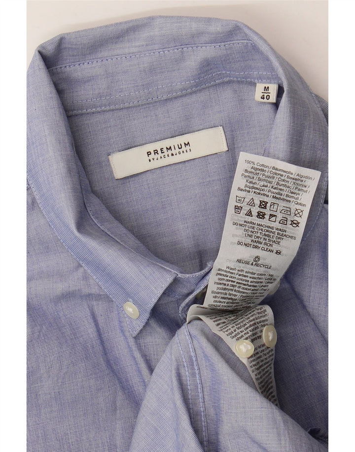 Jack & Jones herreskjorte str. 40 Medium Blue Cotton