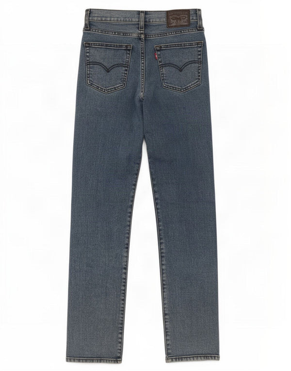 Levi's Dame 724 Højtaljede lige jeans W26 L30 Blå Bomuld