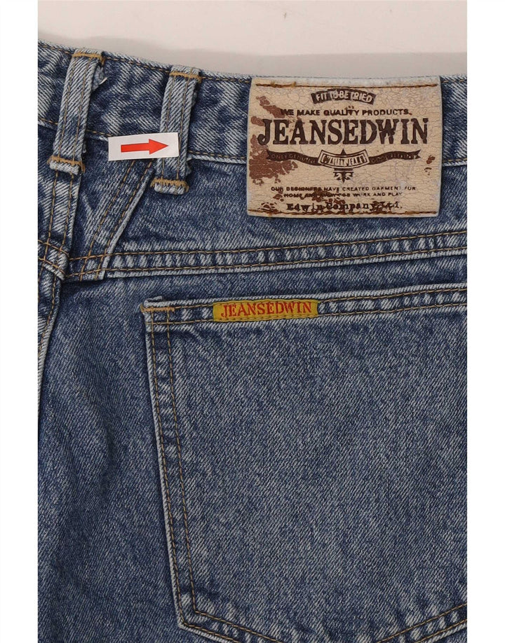 Edwin Womens High Taered Tapered Jeans W32 L30 Blå Bomuld