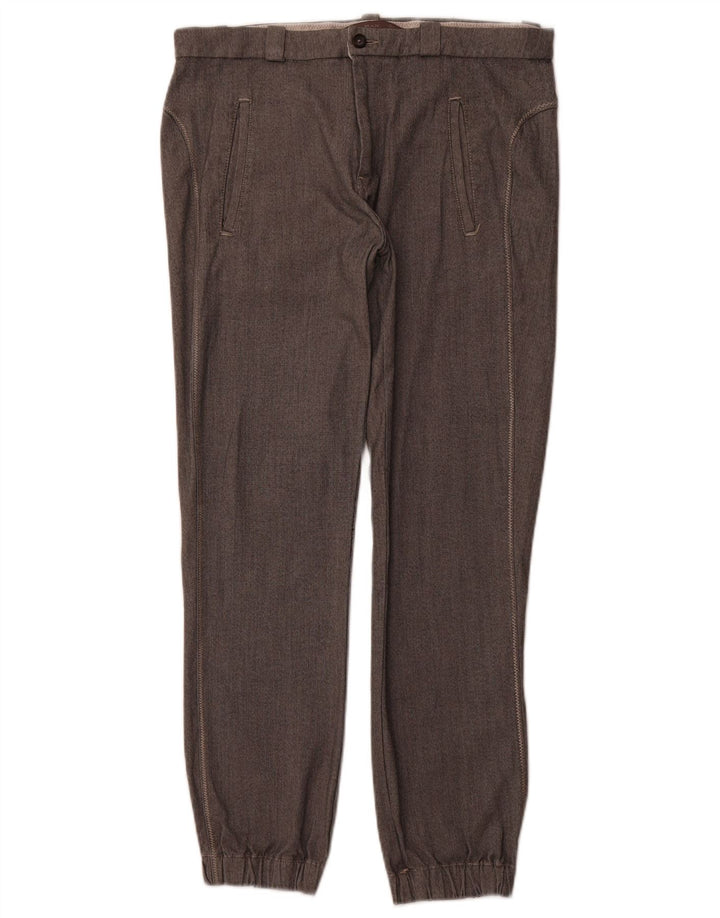 ZARA Joggers til mænd Chinobukser EU 40 Medium W31 L28 Grå Polyester