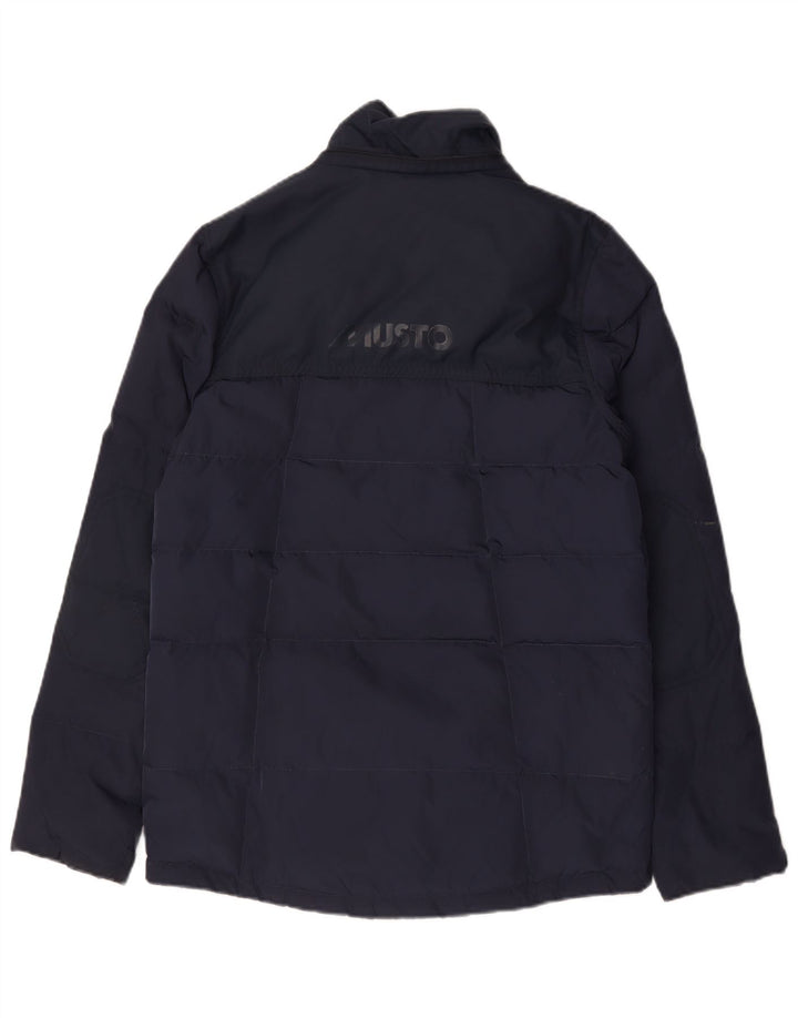 Musto Herre polstret jakke UK 36 Small Navy Blue Nylon