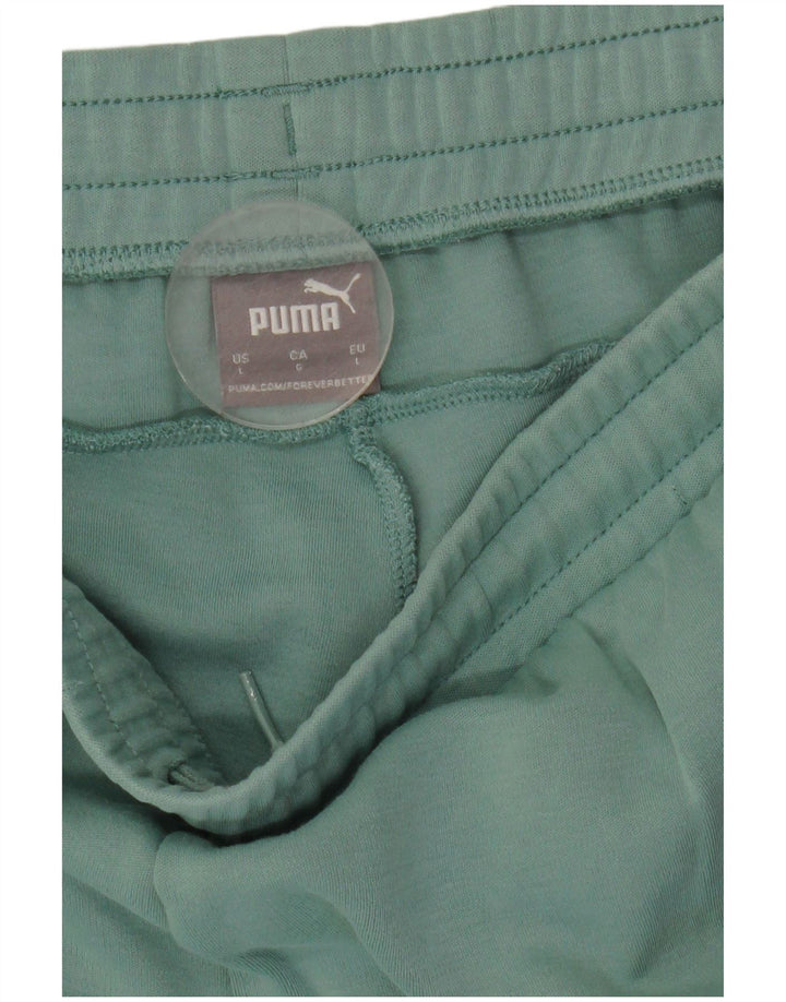 Puma Træningsdragtsbukser til mænd Large Green Colourblock