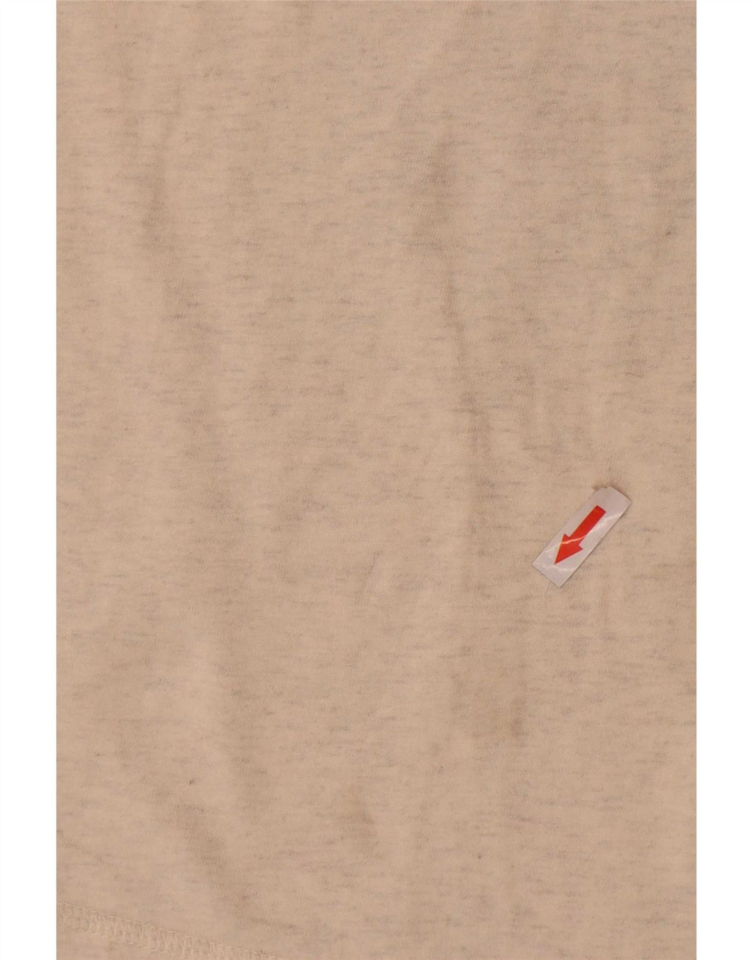 Fat Face Herre grafisk T-shirt Top Stor Off White Flecked Bomuld