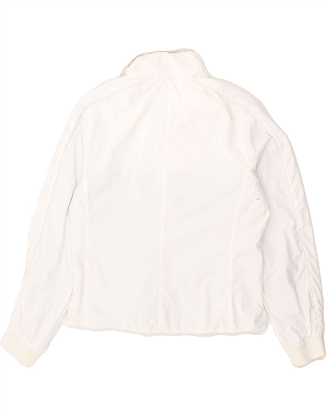 CHAMPION Womens Hooded Tracksuit Top Jacket UK 14 Medium White Vintage Champion and Second-Hand Champion from Messina Hembry 