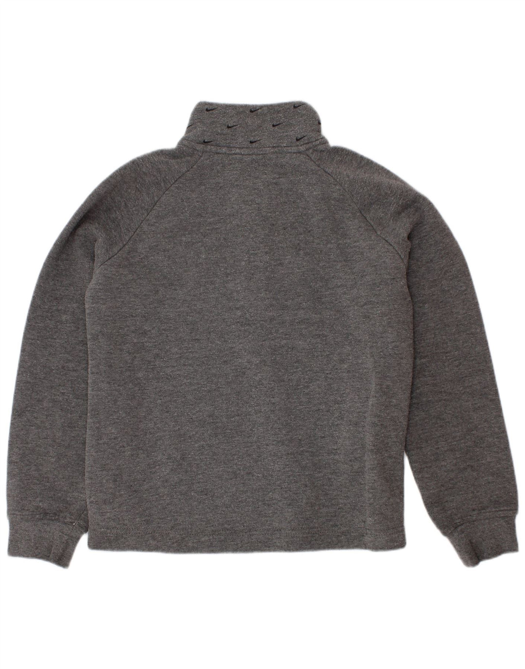 Nike drenge grafisk sweatshirt med lynlåshals 5-6 år mellemgrå bomuld