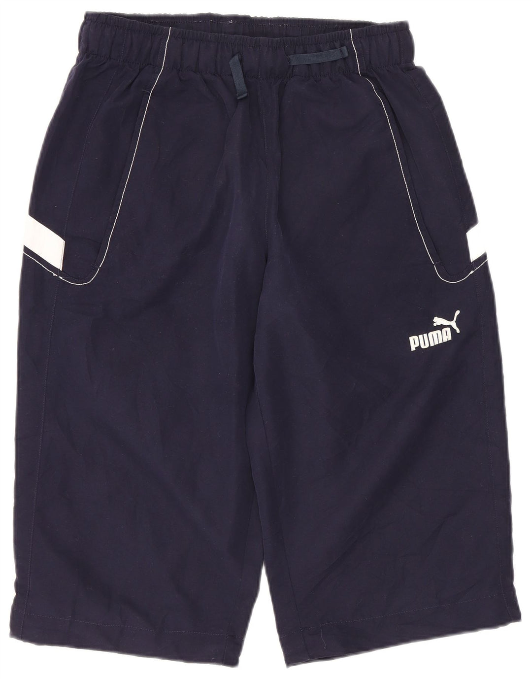PUMA Grafiske sportsshorts til mænd XS Marineblå Colourblock