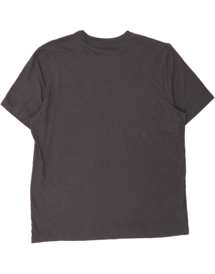 EDDIE BAUER Mens T-Shirt Top XL Navy Blue Cotton Vintage Eddie Bauer and Second-Hand Eddie Bauer from Messina Hembry 