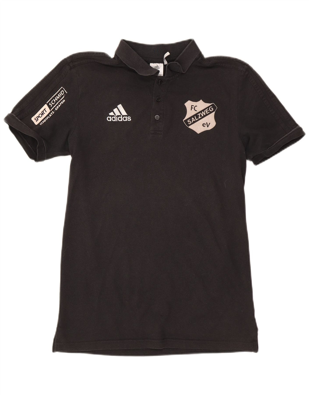 Adidas grafisk poloshirt til mænd Medium sort bomuld