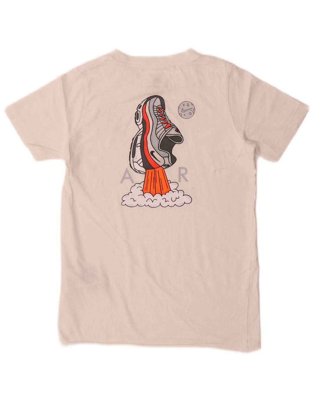 Nike drenge grafisk t-shirt top 10-11 år medium hvid bomuld