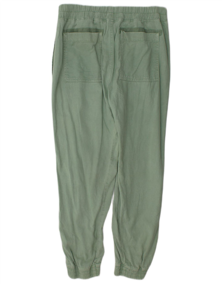 Zara Dame joggerbukser Medium W28 L27 Grøn Lyocell