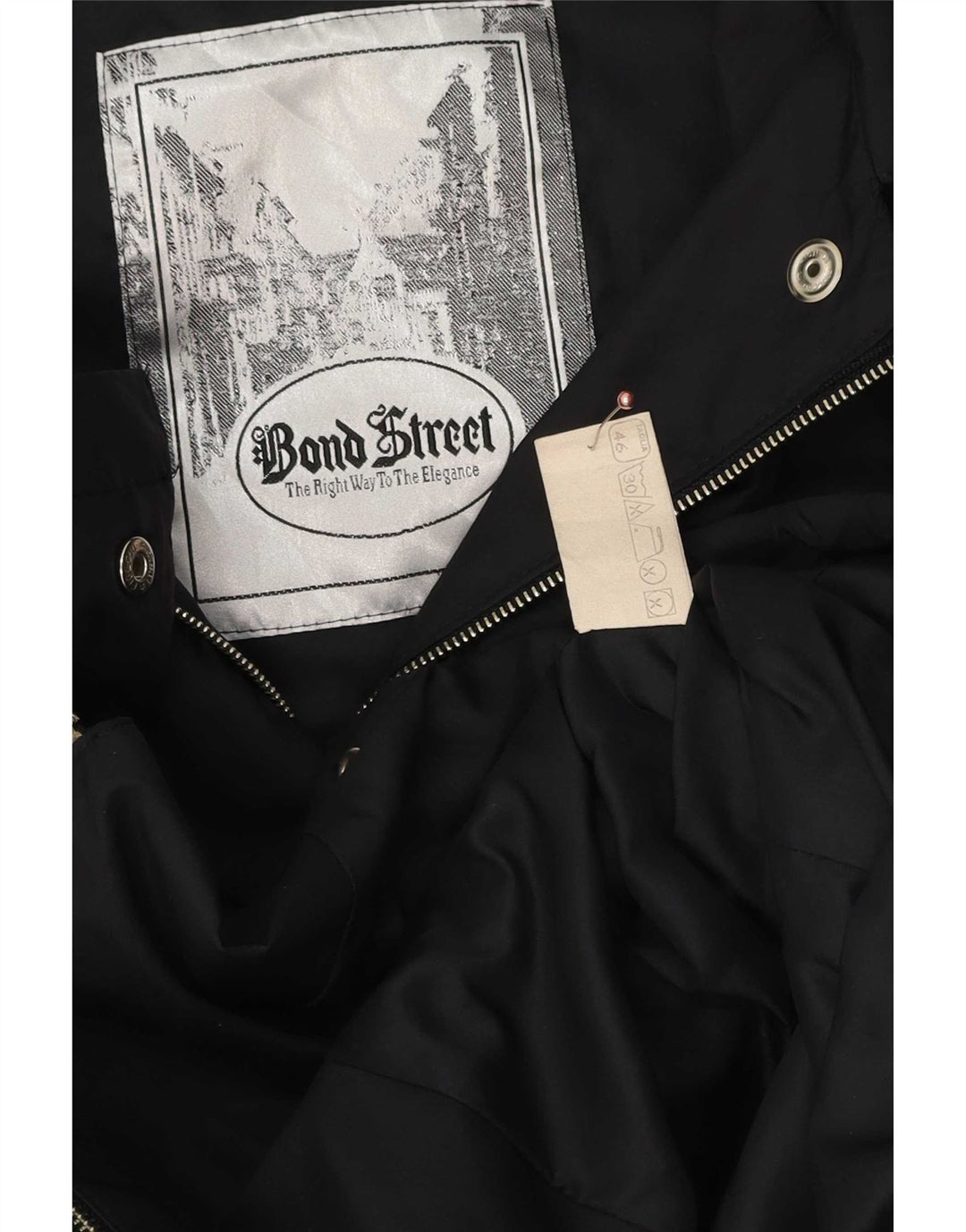 Bond Street Kvinder Utility Jacket IT 46 Stor Sort Polyester
