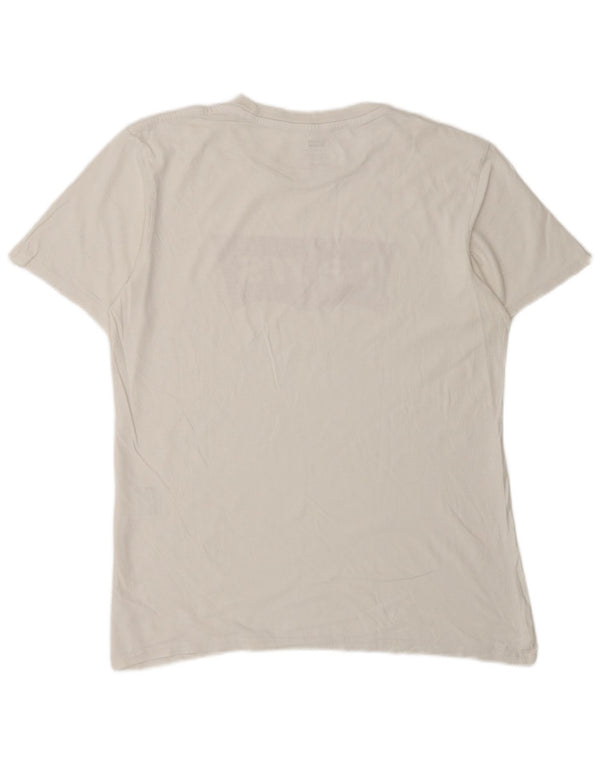 LEVI'S Herre grafisk T-shirt Top Medium White