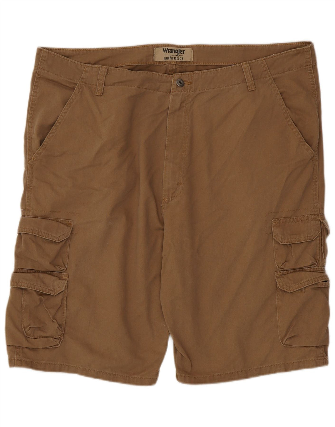 Wrangler Herre Cargo Shorts W42 2XL Brun Bomuld