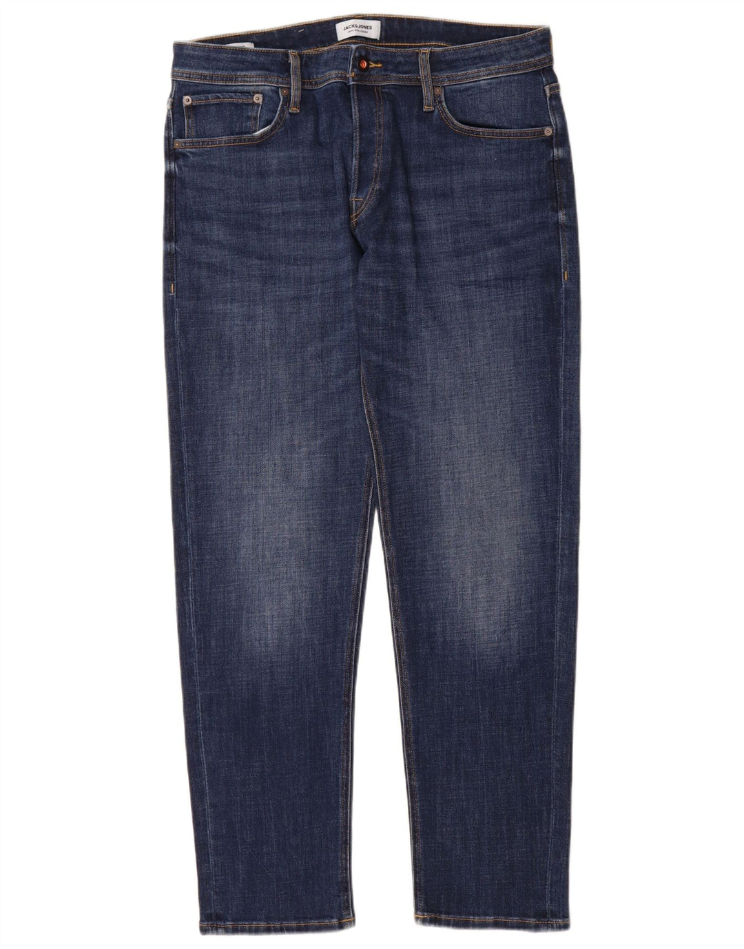 Jack & Jones Herre Slim Jeans W34 L32 Blå Bomuld