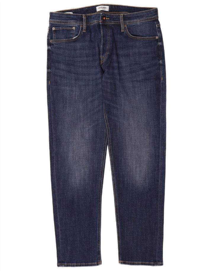 Jack & Jones Herre Slim Jeans W34 L32 Blå Bomuld