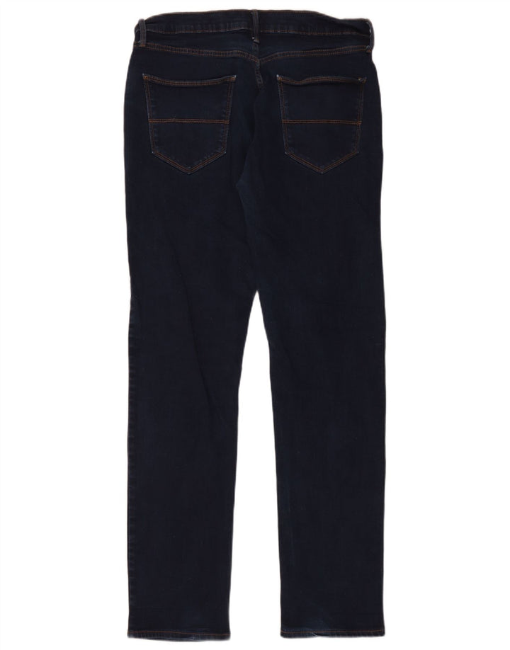 Marks & Spencer Herre tilspidsede jeans W34 L33 Marineblå bomuld