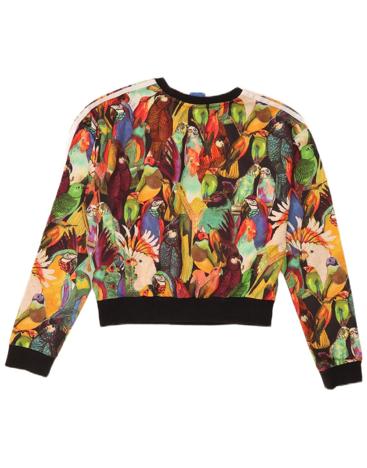 Adidas Dame Oversized Sweatshirt Jumper UK 6 XS Flerfarvet Tropical