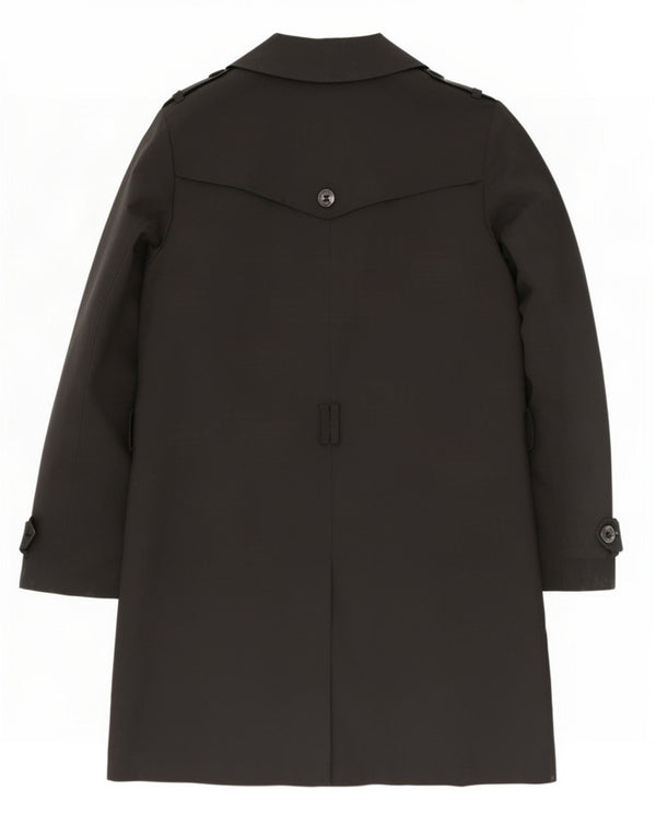 Marks & Spencer Womens Trench Coat UK 18 XL Black Polyester