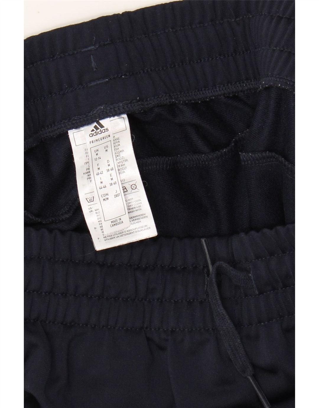 ADIDAS Primegreen træningsdragtbukser til kvinder UK 12/14 Medium Navy Blue