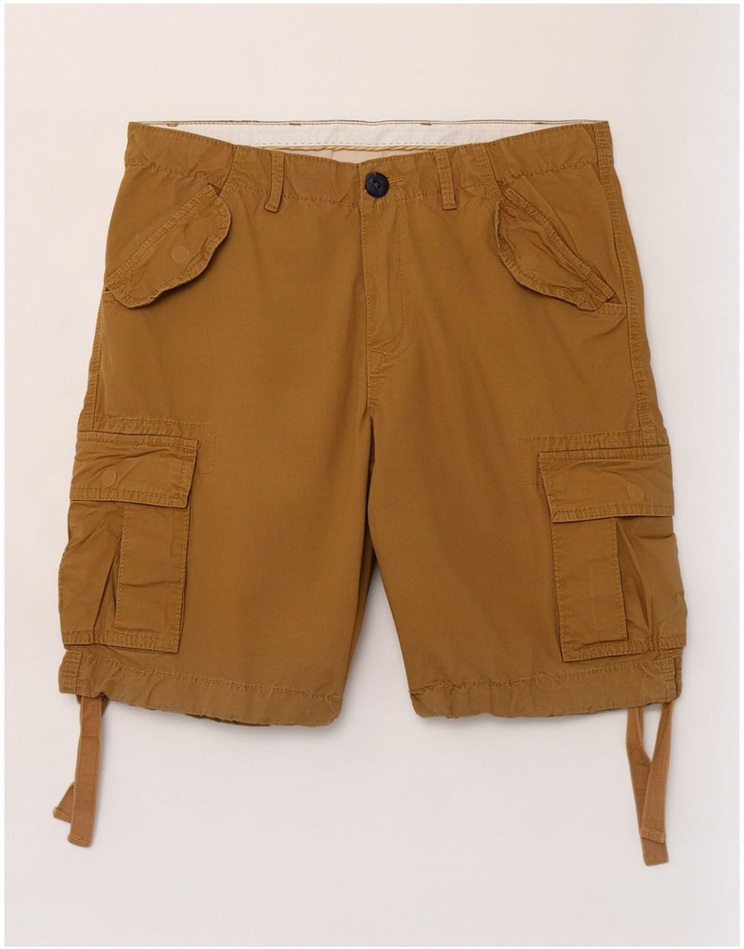 Airwalk Herre Cargo Shorts Små W34 Beige Bomuld