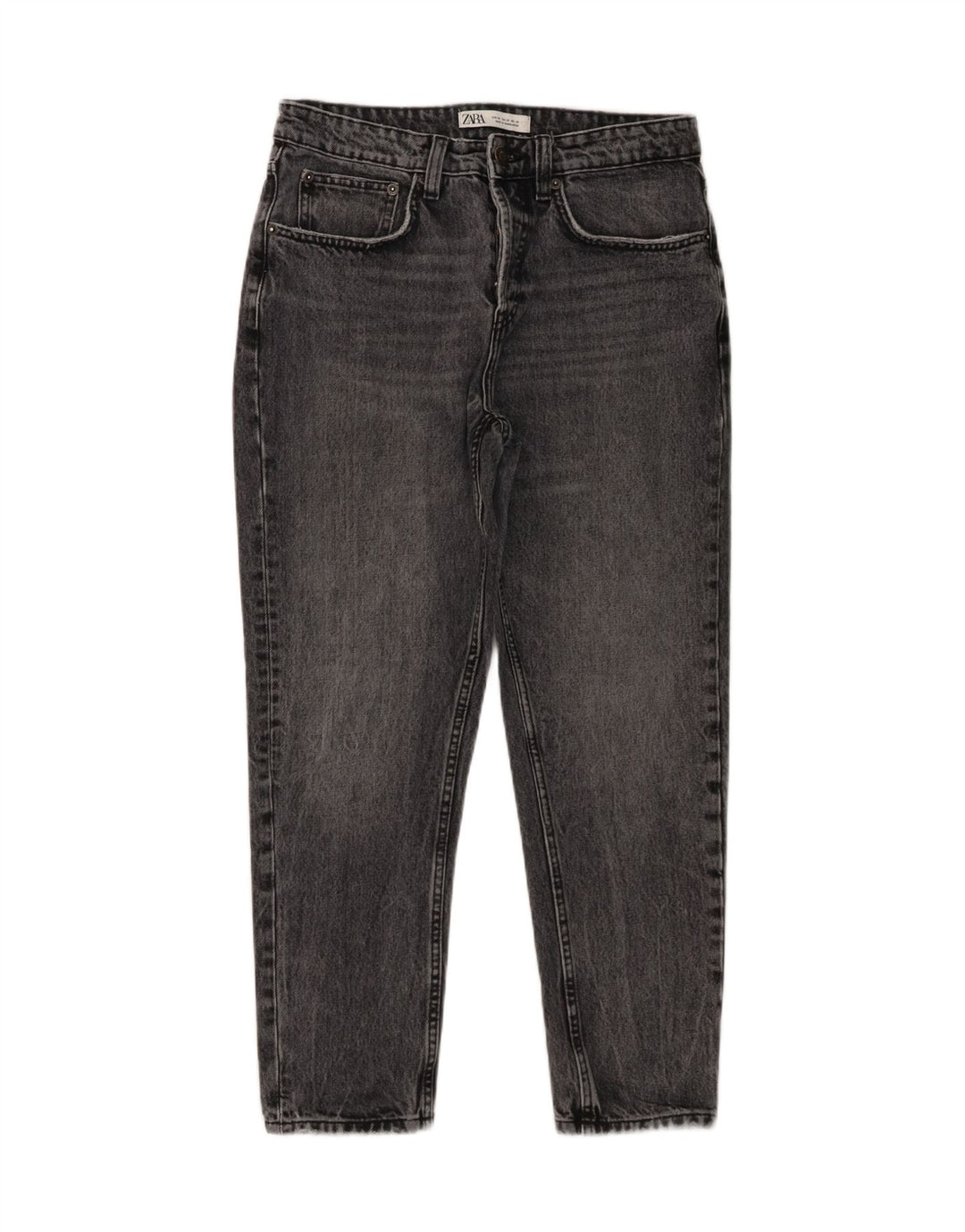 Zara Herre Slim Jeans EU 38 Small W30 L26 Grå Bomuld