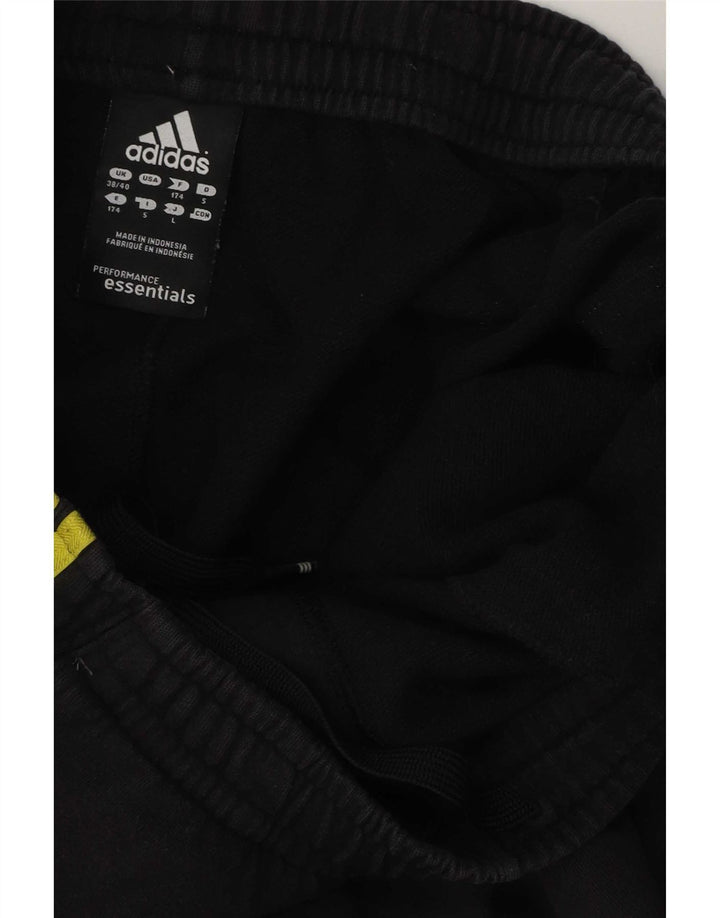 Adidas Træningsdragtsbukser til mænd UK 38/40 Medium Sort Bomuld