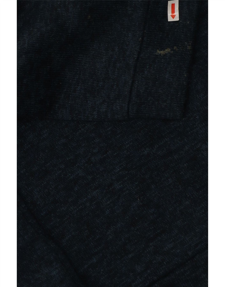 Mountain Warehouse Herre Zip Neck Sweatshirt Jumper XL Navy Blue Flecked
