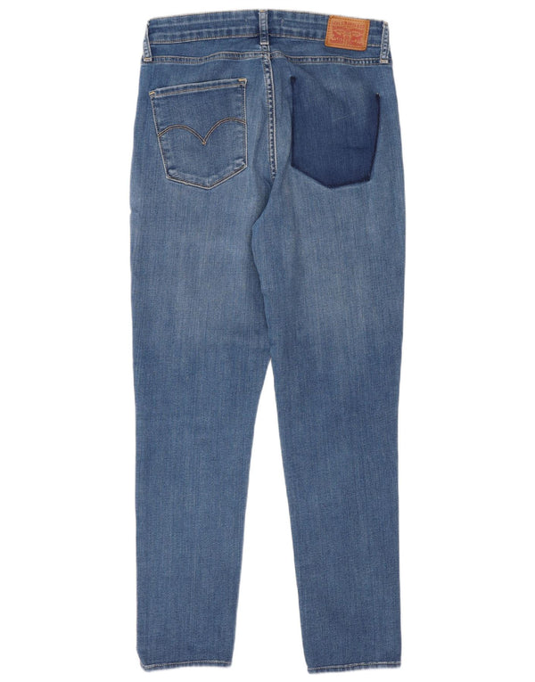 Levi's Dame 721 Skinny Jeans med høj talje W30 L26 blå bomuld