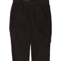 DOCKERS Womens Straight Capri Trousers US 14 XL W36 L21 Black Polyester Vintage Dockers and Second-Hand Dockers from Messina Hembry 