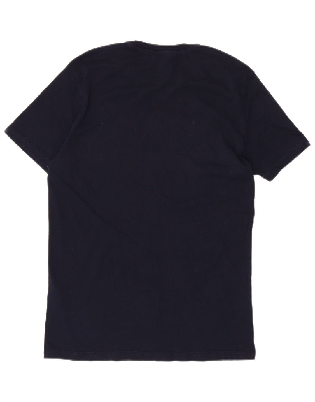 BENETTON Mens T-Shirt Top Small Navy Blue Cotton