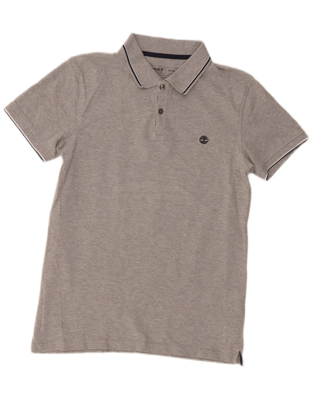 Timberland Herre Slim Fit Polo Shirt Medium Grey Bomuld