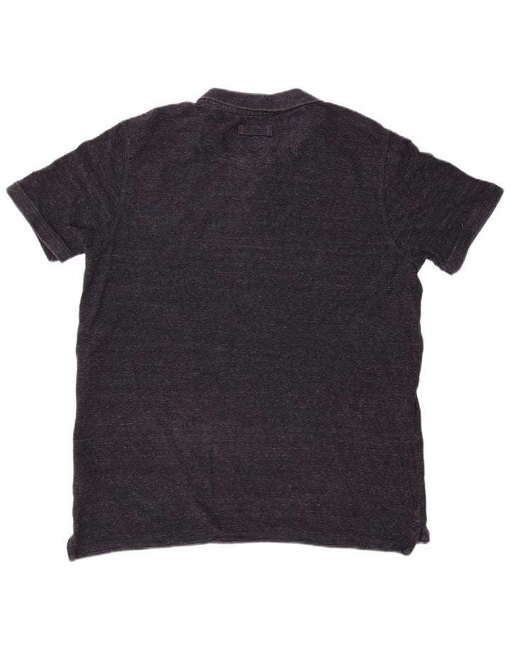 FAT FACE Poloshirt til mænd 2XL Navyblå Flecked Bomuld