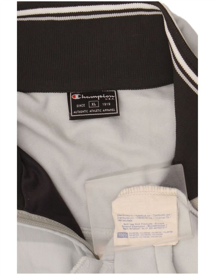 CHAMPION Træningsdragt til mænd Topjakke XL Grå Polyester