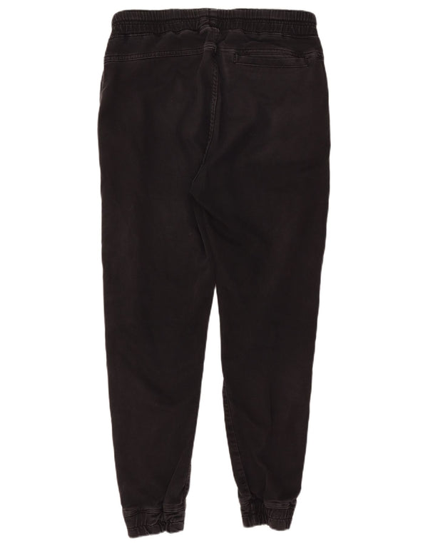 Zara Herre Joggers Chino Bukser Large W32 L27 Sort Bomuld