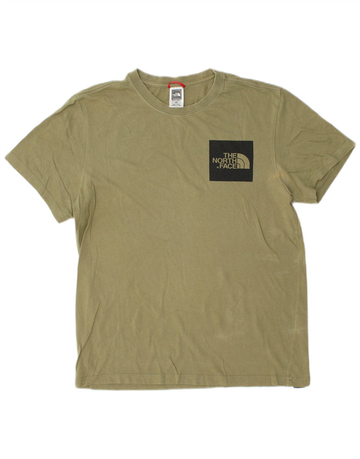 THE NORTH FACE Herre T-Shirt Top Medium Khaki Bomuld