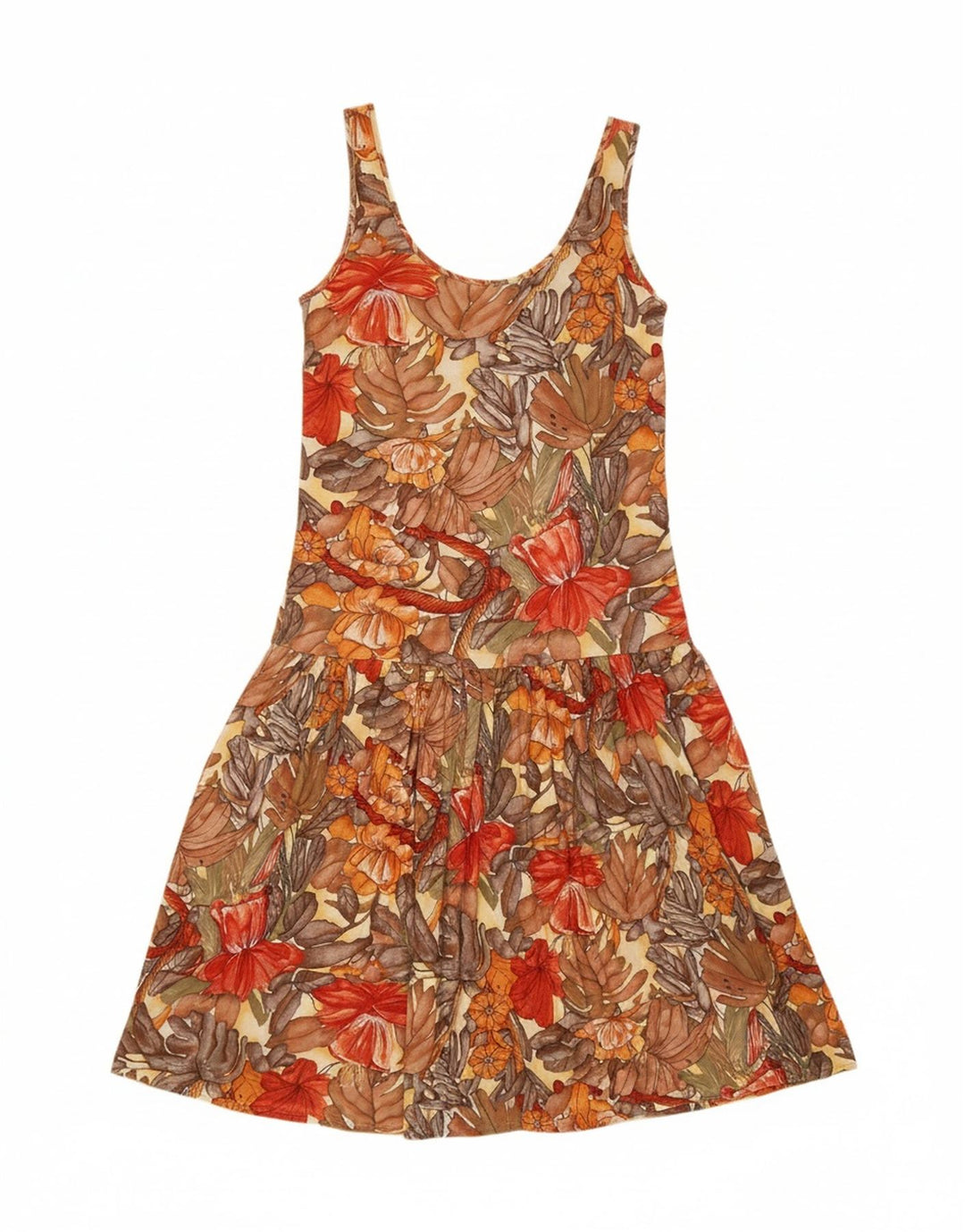 ST MICHAEL Womens Sundress UK 12 Medium Multicoloured Floral Viscose