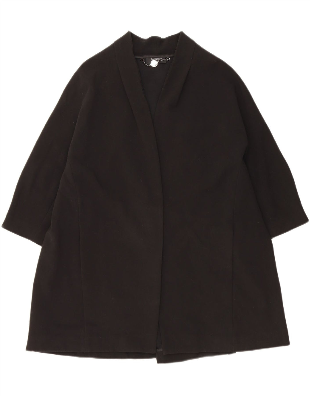 Marks & Spencer Womens Open Oversized Overfrakke UK 18 XL Sort
