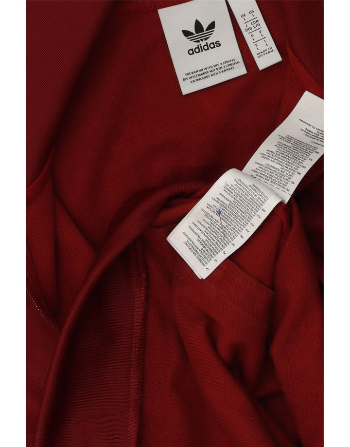 Adidas Træningsdragt til mænd Top jakke Large Bourgogne Polyester