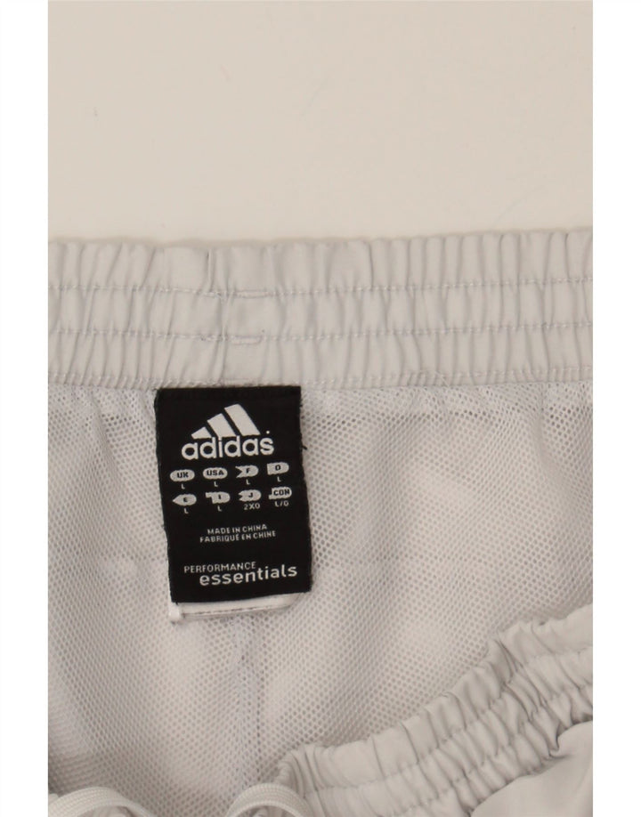 ADIDAS Sportsshorts til mænd, store hvide polyester