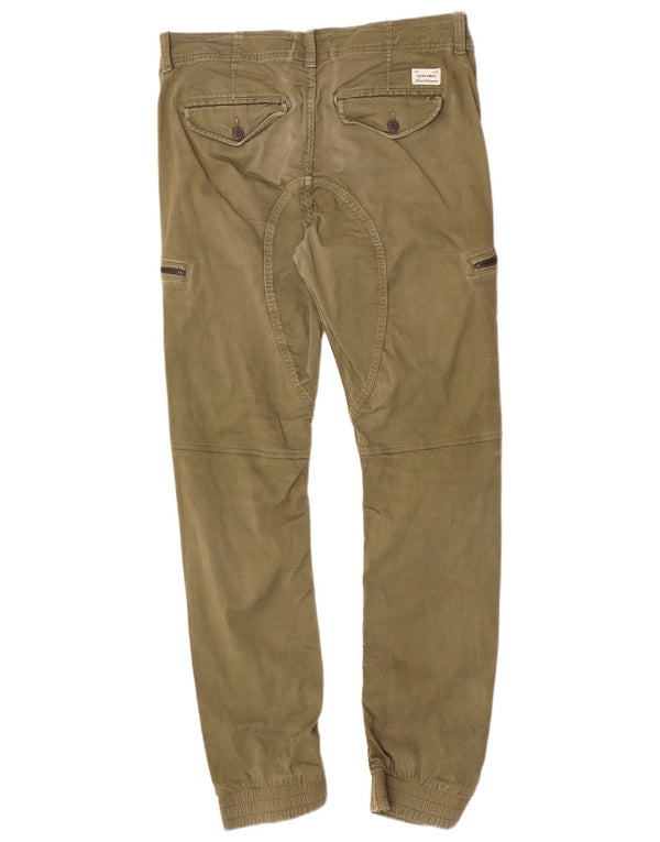 Jack & Jones Herre Anti Fit Joggers Cargo Bukser W31 L29 Khaki Bomuld