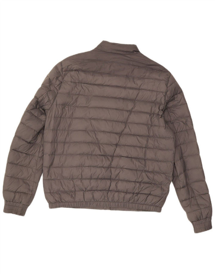 Tommy Hilfiger Herre Polstret Jakke UK 40 Stor Grå Nylon